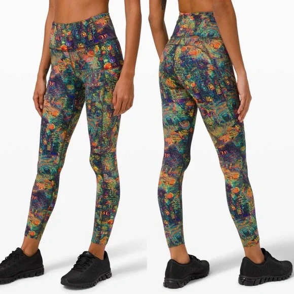 lululemon athletica | Fast and Free Tight 25" *Non-Reflective Nulux Glitch - Picture 8 of 8